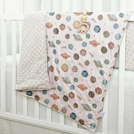 Luxurious Minky Dot Infant Swaddle Blanket - Unisex Comfort Wrap - Très Elite