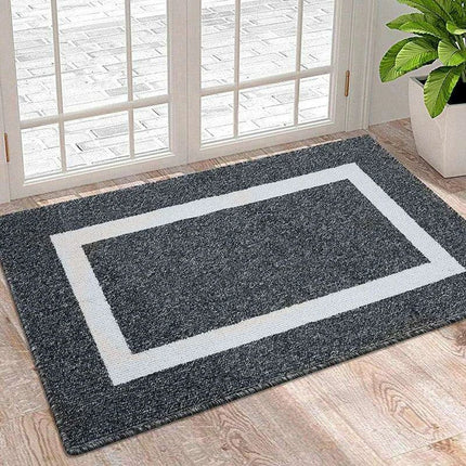 Luxurious Non-Slip Microfiber Welcome Mat: Chic Moisture-Absorbing Rug for Entryways - Très Elite