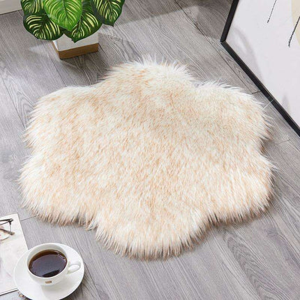 Luxurious Nordic Plum Blossom Plush Area Rug - Versatile Soft Carpet - Très Elite