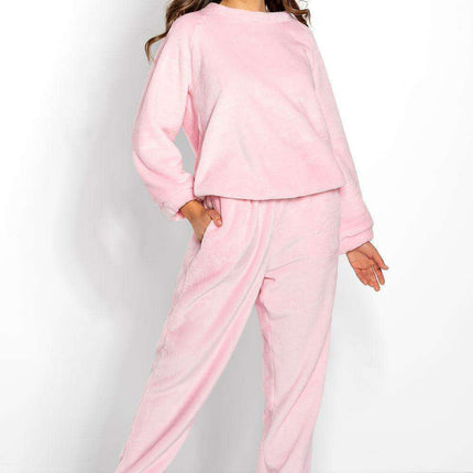 Luxurious Oversized Velour Microfleece Tracksuit Dress Set for Women