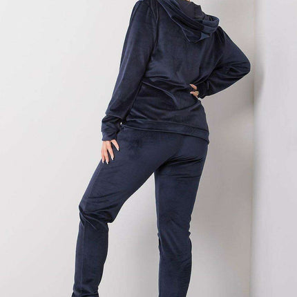 Luxurious Plus Size Velour Lounge Hoodie and Jogger Set - Très Elite