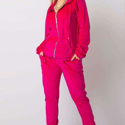 Luxurious Plus Size Velour Lounge Hoodie and Jogger Set - Très Elite