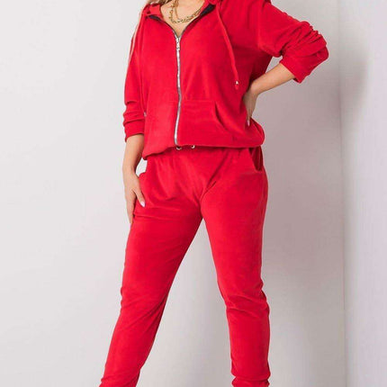 Luxurious Plus Size Velour Lounge Hoodie and Jogger Set - Très Elite