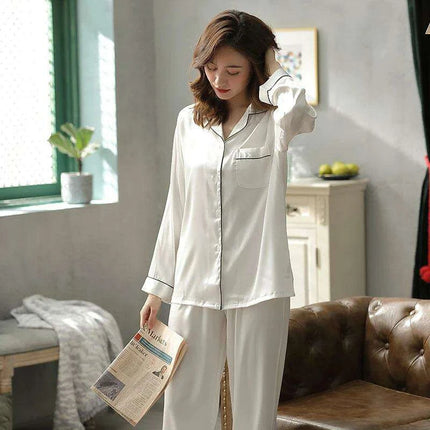 Luxurious Silk Satin Summer Loungewear Set - Chic Sleep Ensemble - Très Elite