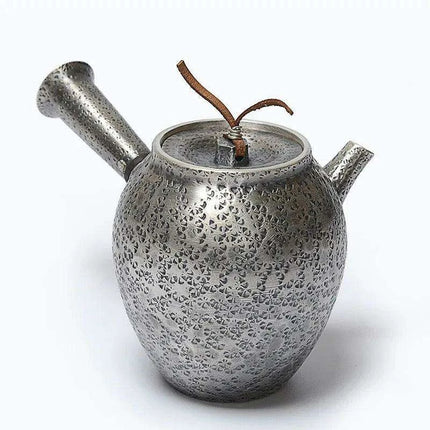 Luxurious Sterling Silver Tea Set with Artistic Cloisonne Accents and Advanced Filtration for an Elevated Tea Experience - Très Elite