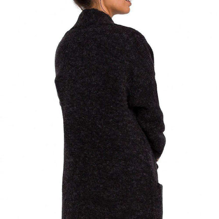 Luxurious Textured Wool Blend Cardigan with Convenient Front Pockets - Très Elite