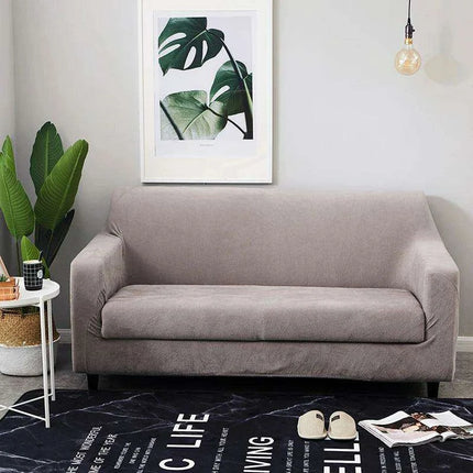 Luxurious Thick Velvet Stretch Sofa Cover - Cozy Elastic Protector for Your Couch - Très Elite