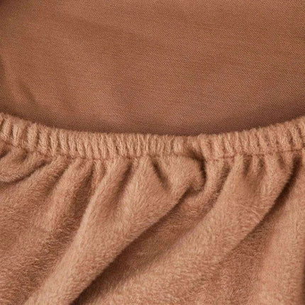 Luxurious Thick Velvet Stretch Sofa Cover - Cozy Elastic Protector for Your Couch - Très Elite