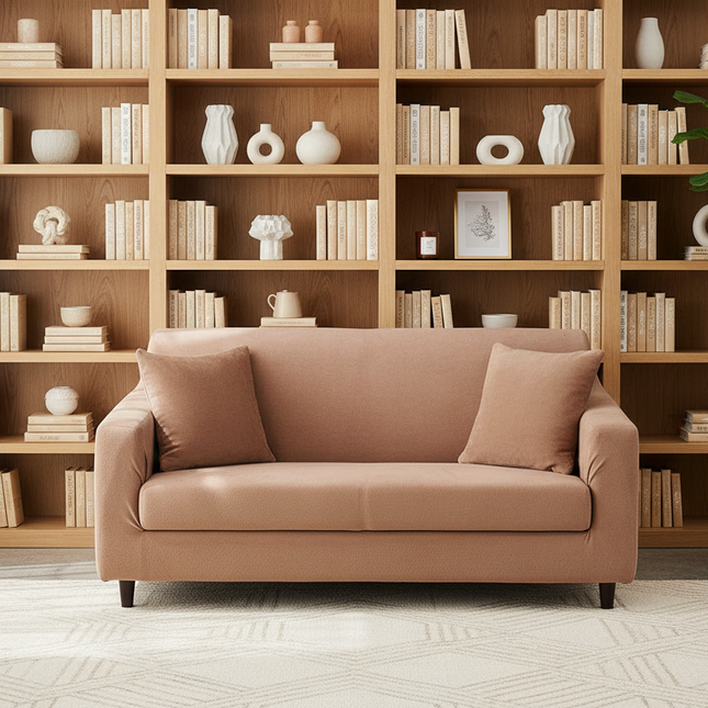 Luxurious Thick Velvet Stretch Sofa Cover - Cozy Elastic Protector for Your Couch - Très Elite