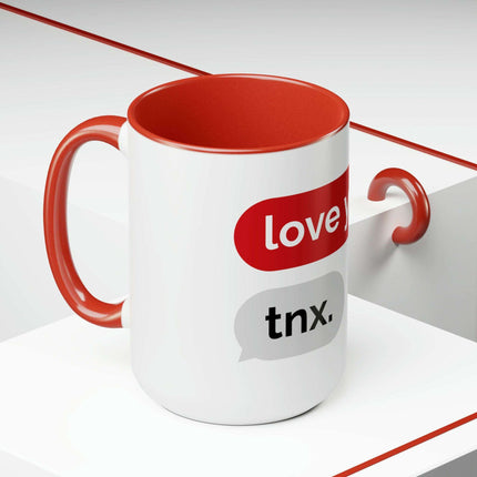 Luxurious Two-Tone Ceramic Coffee Mugs Set - 15oz Capacity, Maison d'Elite Collection - Très Elite