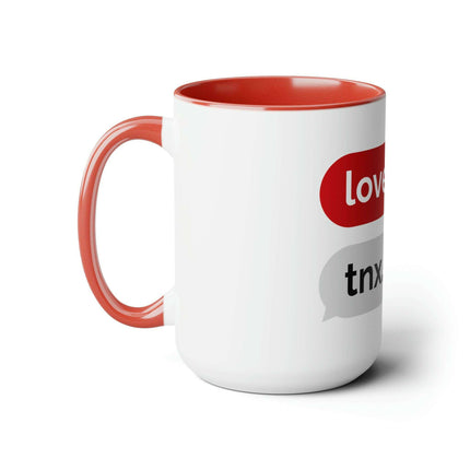 Luxurious Two-Tone Ceramic Coffee Mugs Set - 15oz Capacity, Maison d'Elite Collection - Très Elite