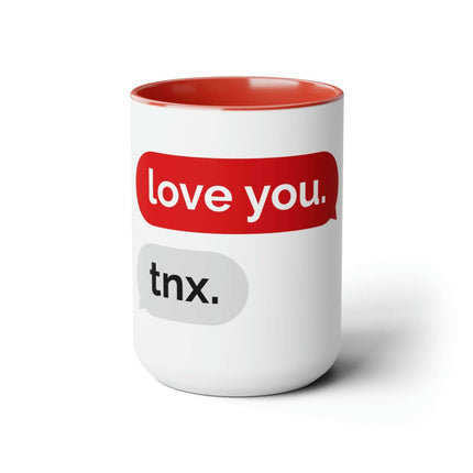 Luxurious Two-Tone Ceramic Coffee Mugs Set - 15oz Capacity, Maison d'Elite Collection - Très Elite
