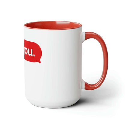 Luxurious Two-Tone Ceramic Coffee Mugs Set - 15oz Capacity, Maison d'Elite Collection - Très Elite