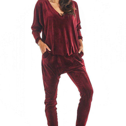 Luxurious Velour Relaxation Pants - Très Elite