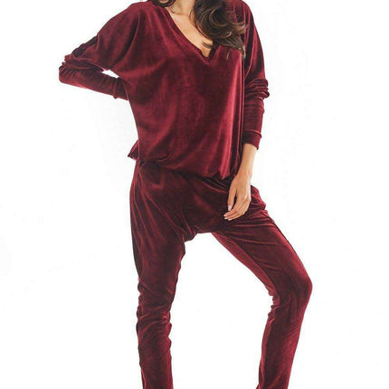 Luxurious Velour Relaxation Pants - Très Elite