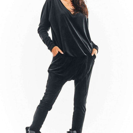 Luxurious Velour Relaxation Pants - Très Elite