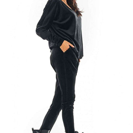 Luxurious Velour Relaxation Pants - Très Elite
