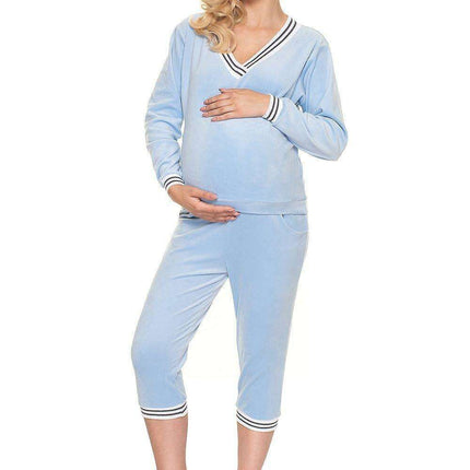 Luxurious Velour Tracksuit Ensemble with Stylish Piping - Très Elite