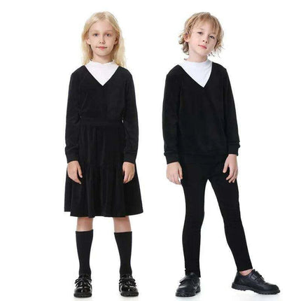 Luxurious Velvet Kids Coordinated Ensemble - Très Elite