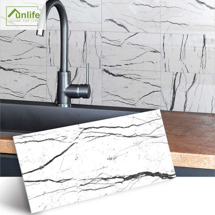 Luxurious Waterproof Brick Decals for Washbasin Enhancement..