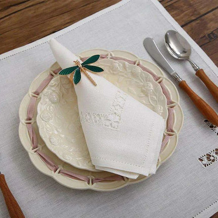 Luxury Artisan Linen Napkin and Placemat Set - 2 Pieces. luxury-artisan-linen-napkin-and-placemat-set-2-pieces Home Textiles›Kitchen & Table Linens›Cloth Napkins
