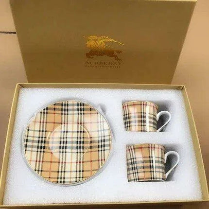 Luxury Bone China Coffee Cup Set - Sophisticated Sips for Every Occasion - Très Elite