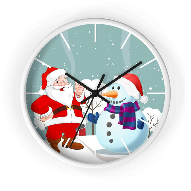 Luxury Festive Wooden Wall Clock for Upscale Interiors