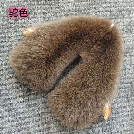 Luxury Fox Fur Winter Scarf with Versatile Detachable Collar - A Statement of Winter Elegance - Très Elite