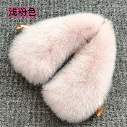 Luxury Fox Fur Winter Scarf with Versatile Detachable Collar - A Statement of Winter Elegance - Très Elite