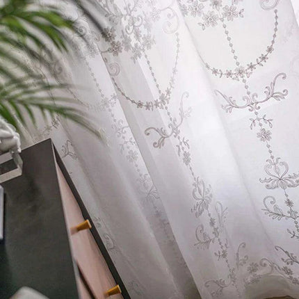 Luxury Korean Lace Window Curtain Set - Très Elite