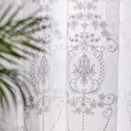 Luxury Korean Lace Window Curtain Set - Très Elite