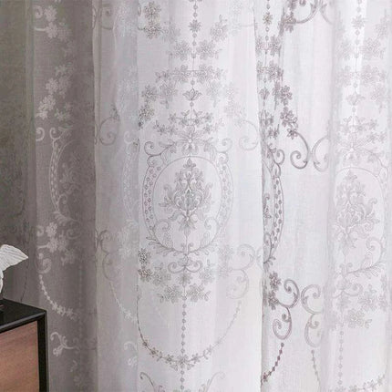 Luxury Korean Lace Window Curtain Set - Très Elite