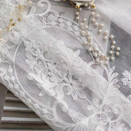 Luxury Korean Lace Window Curtain Set - Très Elite
