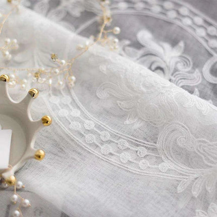 Luxury Korean Lace Window Curtain Set - Très Elite