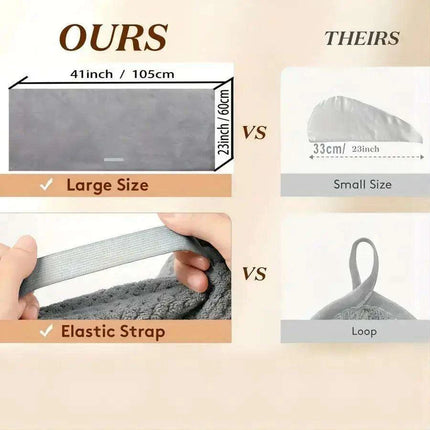 Luxury Microfiber Hair Drying Towel - Très Elite