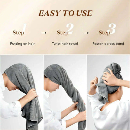 Luxury Microfiber Hair Drying Towel - Très Elite