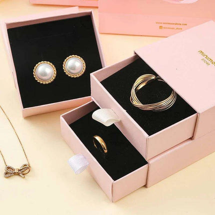 Luxury Pink Jewelry Packaging Set with Custom Branding - 500 Piece Collection - Très Elite