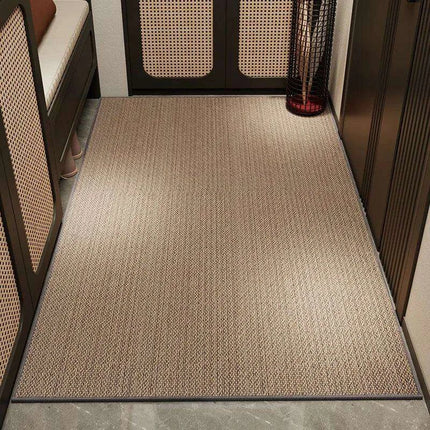 Luxury Quick-Dry Anti-Slip Linen Doormat for Enhanced Safety and Style..