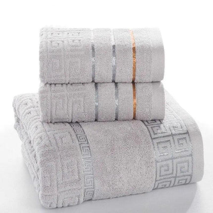 Luxury Quick-Dry Cotton Towel Set: Elevate Your Bathing Experience with Spa-Quality Comfort