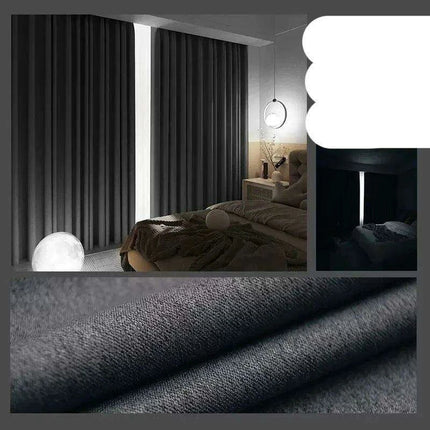 Luxury Soundproof Linen Drapes - Premium Noise Isolation and Total Privacy Solution..