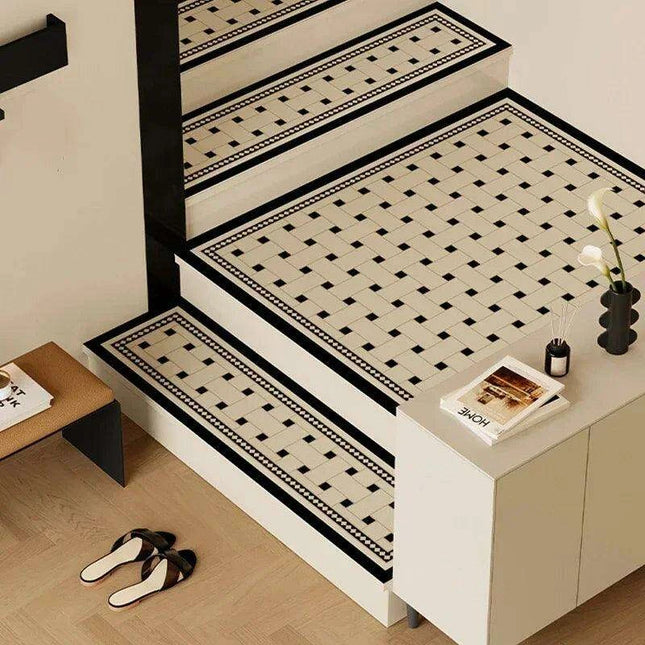 Luxury Vintage Leather Stair Tread Collection - Chic Home Upgrade- Très Elite- Très Elite