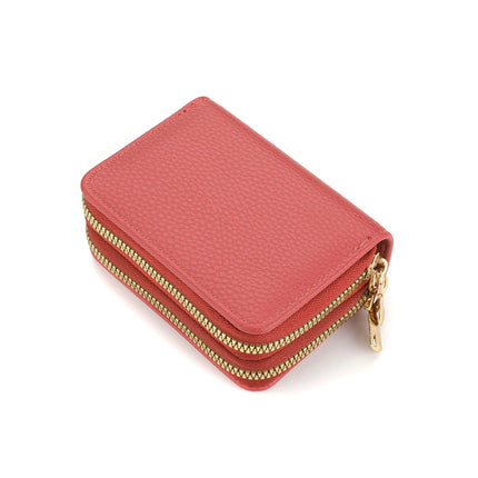 Lychee-Inspired Chic Zip Wallet - Stylish & Practical..