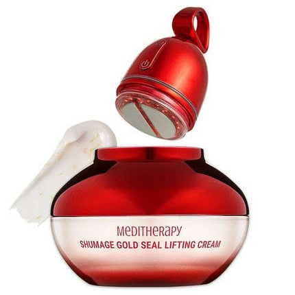 MEDITHERAPY Shumage Gold Seal Lifting Cream 50ml + EMS Device SET (*It can only be shipped via express service.) - Très Elite
