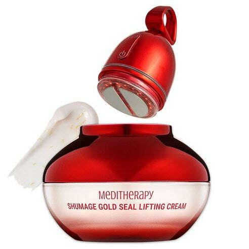 MEDITHERAPY Shumage Gold Seal Lifting Cream 50ml + EMS Device SET (*It can only be shipped via express service.) - Très Elite