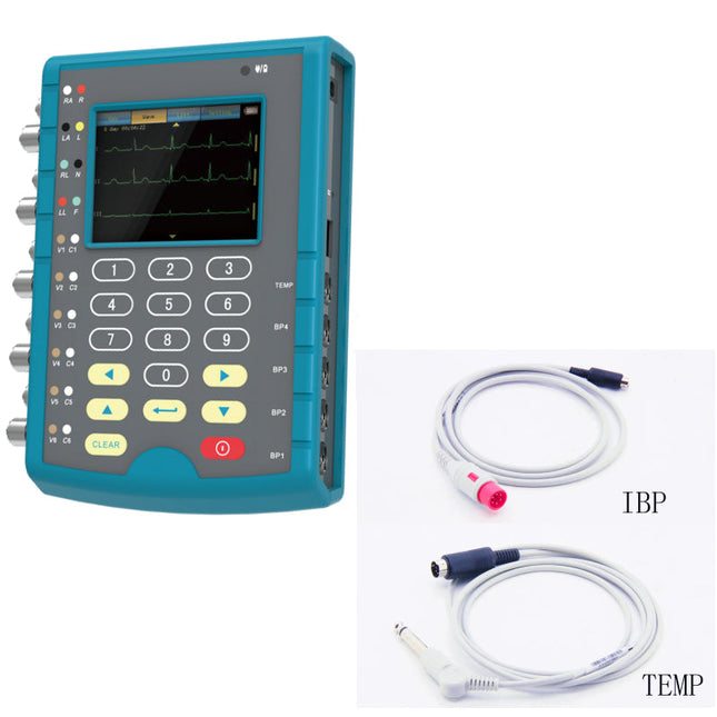 MS400 Multiparameter Simulator Portable Color Touch Patient Monitor