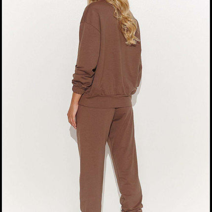 Macadamia Chic Embroidered Lounge Set - Très Elite