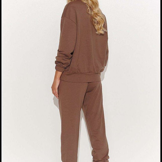 Macadamia Chic Embroidered Lounge Set - Très Elite
