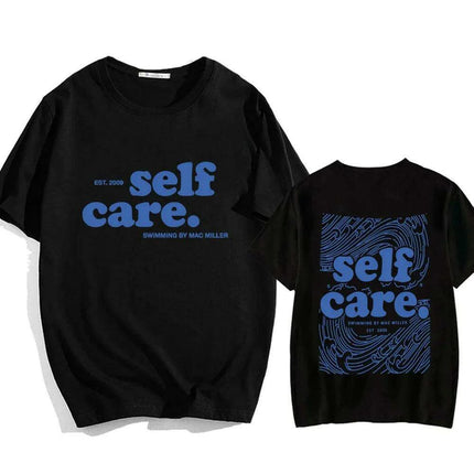 Macc Miller Heavy Mental Self Care T-Shirts - Hip Hop Streetwear Casual Tee for Men, Short Sleeve Summer & Spring Wear - Très Elite