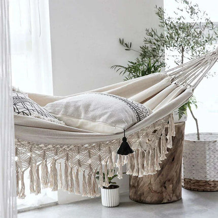 Macrame Dreamscape Deluxe Double Hammock - Your Ultimate Relaxation Escape - Très Elite