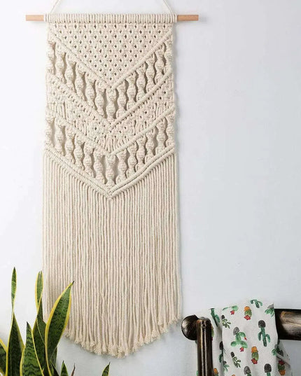 Elegant Geometric Macrame Wall Hanging: Transform Your Space with Boho Charm